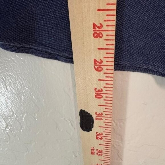 UNTUCKit Shirt Mens Large Navy Linen Short Sleeve Cameron Wrinkle Resistant - Picture 7 of 7